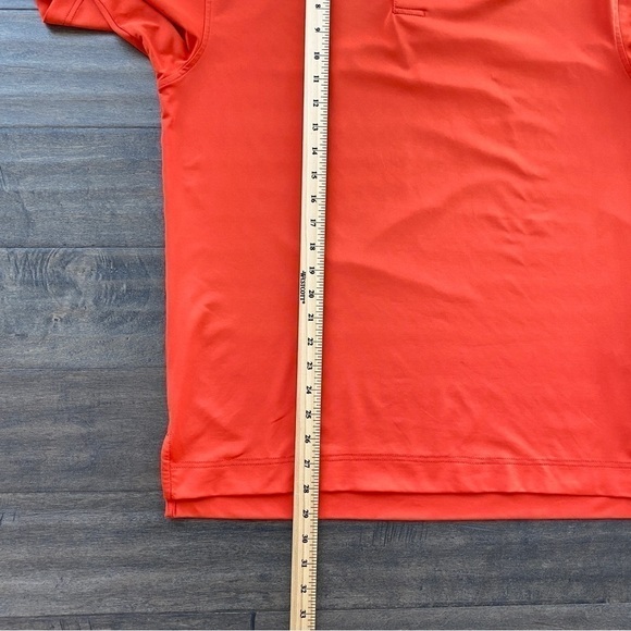 Footjoy FJ Golf Polo Shirt Mens M Orange - Picture 9 of 9